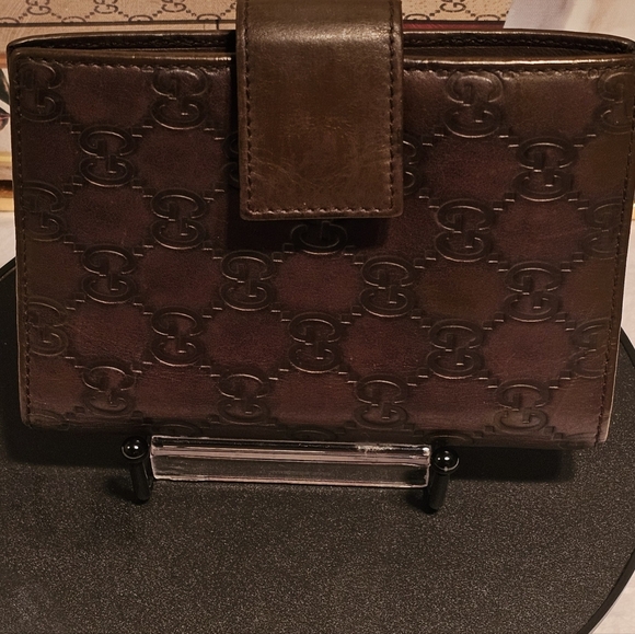 Gucci Guccissima Leather Agenda Notebook/ Passport Holder - Picture 7 of 11